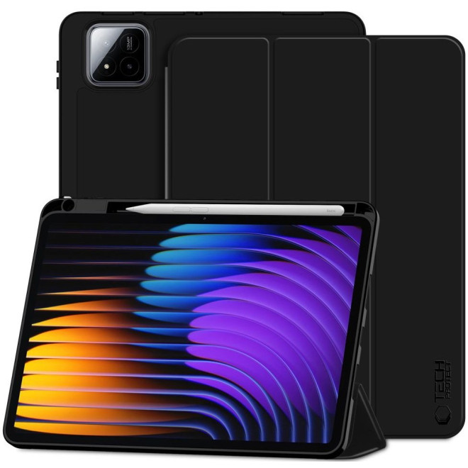 Θήκη Xiaomi Pad 7 / 7 Pro 11.2" Tech-Protect SC Pen Smartcase Flip με Υποδοχή για Γραφίδα Black