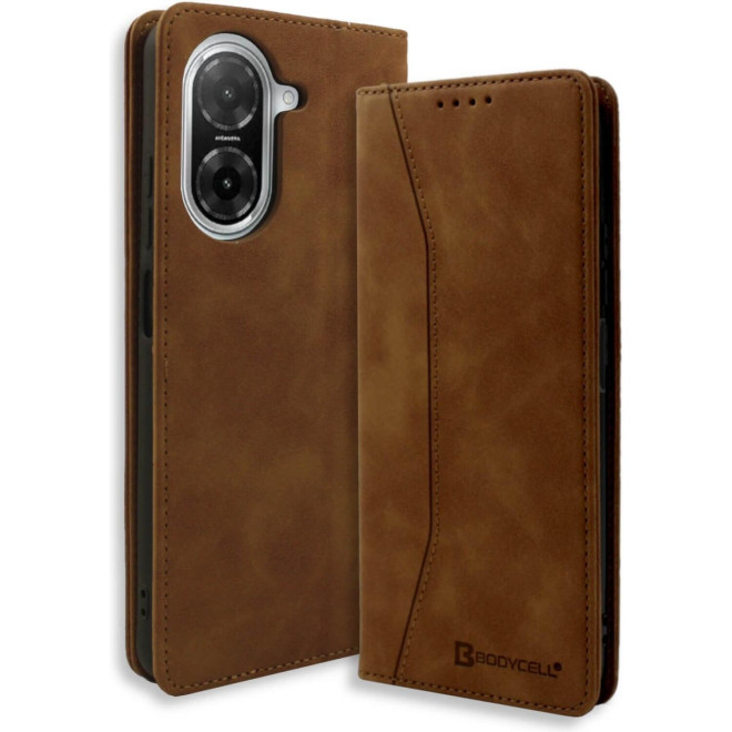 Θήκη Xiaomi Poco C71 Bodycell Book Case Πορτοφόλι Brown