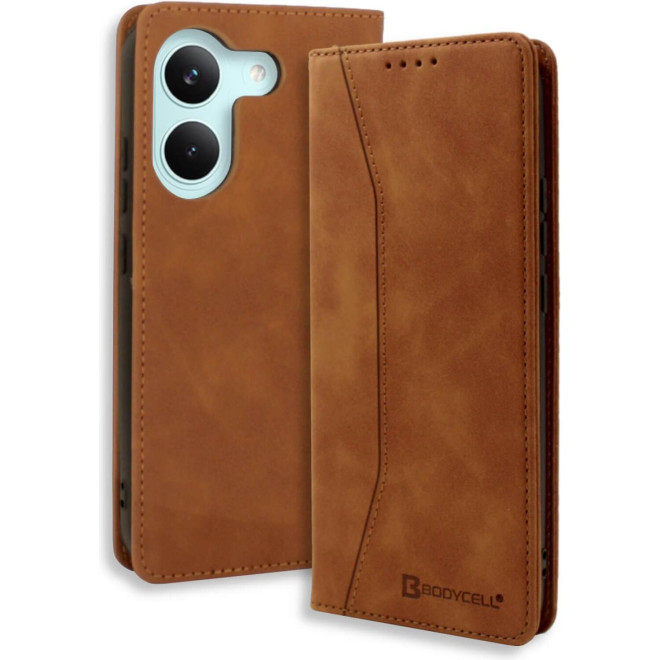 Θήκη Xiaomi Poco X8 Pro Bodycell Book Case Πορτοφόλι Brown