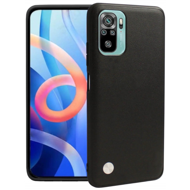 Θήκη Xiaomi Redmi Note 10 / Note 10S / Poco M5s Bodycell Vegan Cover Σκληρή Black 