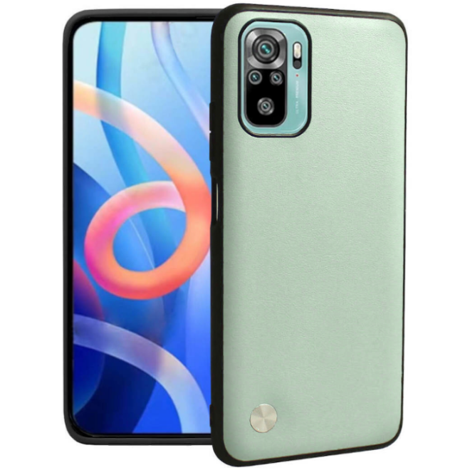 Θήκη Xiaomi Redmi Note 10 / Note 10S / Poco M5s Bodycell Vegan Cover Σκληρή Light Green