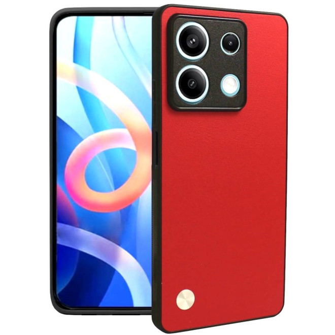 Θήκη Xiaomi Redmi Note 13 Pro 5G / Poco X6 - Bodycell Vegan Cover Σκληρή - Red