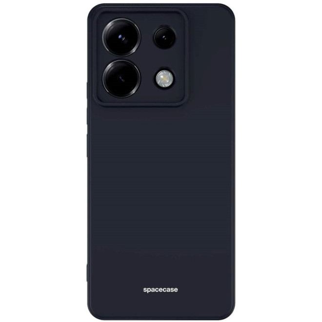 Θήκη Xiaomi Redmi Note 13 Pro 5G / Poco X6 Spacecase Silicone Case Σιλικόνης Black