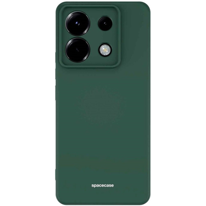 Θήκη Xiaomi Redmi Note 13 Pro 5G / Poco X6 Spacecase Silicone Case Σιλικόνης Dark Green