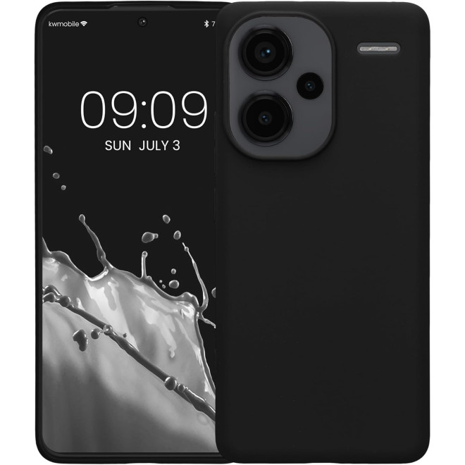 Θήκη Xiaomi Redmi Note 13 Pro Plus - KWmobile TPU Case Σιλικόνης - Black Matte