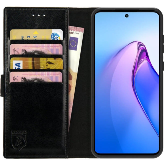 Θήκη Xiaomi Redmi Note 14 Pro 5G / Poco X7 Rosso Element PU Πορτοφόλι Black