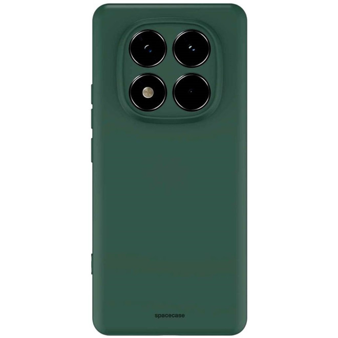 Θήκη Xiaomi Redmi Note 14 Pro 5G / Poco X7 Spacecase Silicone Case Σιλικόνης Dark Green