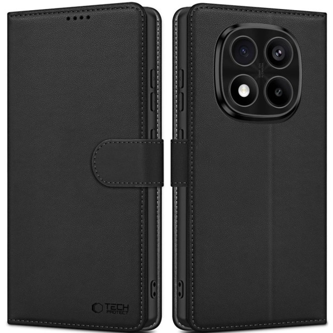 Θήκη Xiaomi Redmi Note 14 Pro 5G / Poco X7 Tech-Protect Wallet Πορτοφόλι Matte Black
