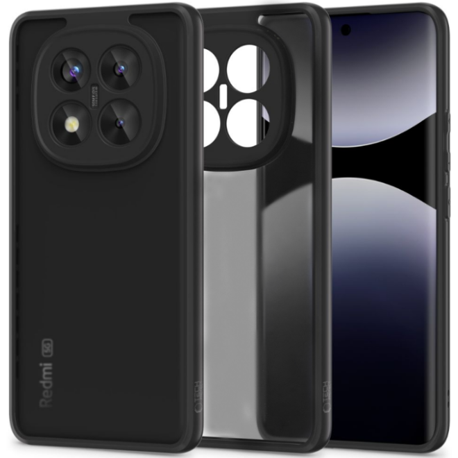 Θήκη Xiaomi Redmi Note 14 Pro Plus 5G Tech-Protect MagMat Σκληρή Ημιδιάφανη Matte Black