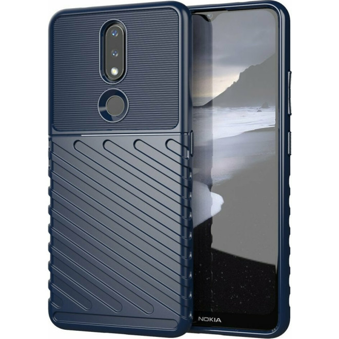 Thunder Case Ανθεκτική Θήκη Σιλικόνης Nokia 2.4 - Blue