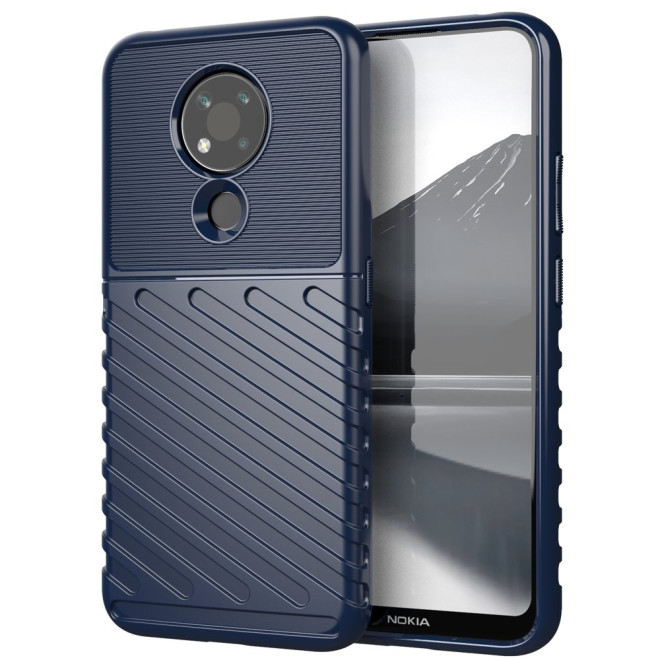 Thunder Case Ανθεκτική Θήκη Σιλικόνης Nokia 3.4 - Blue