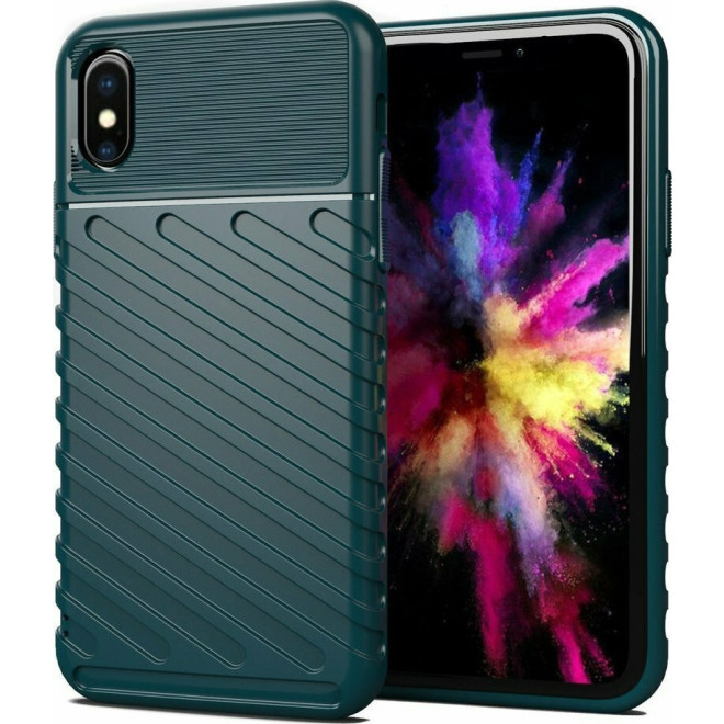 Thunder Case Ανθεκτική Θήκη Σιλικόνης - Xiaomi Redmi 9A / 9AT / 9i - Green