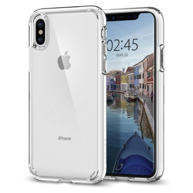 Spigen Ultra Hybrid Θήκη iPhone X / XS - Crystal Clear