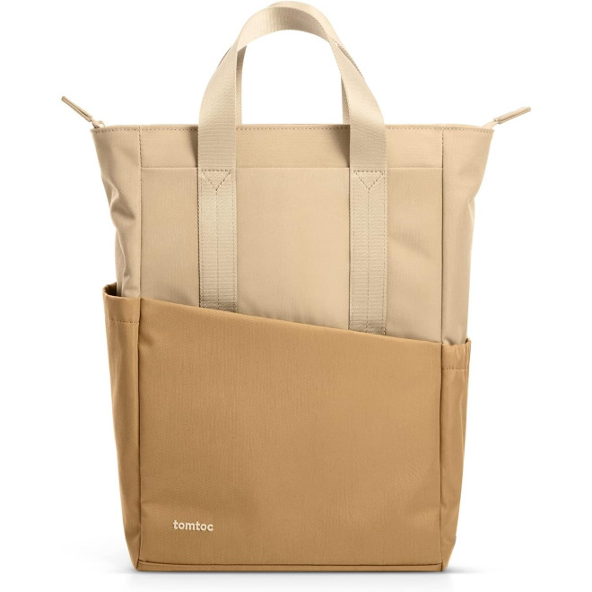 Tomtoc Slash-A63 Laptop Backpack - Σακίδιο Πλάτης / Τσάντα Μεταφοράς Laptop έως 14" - 12L - Sand Brown