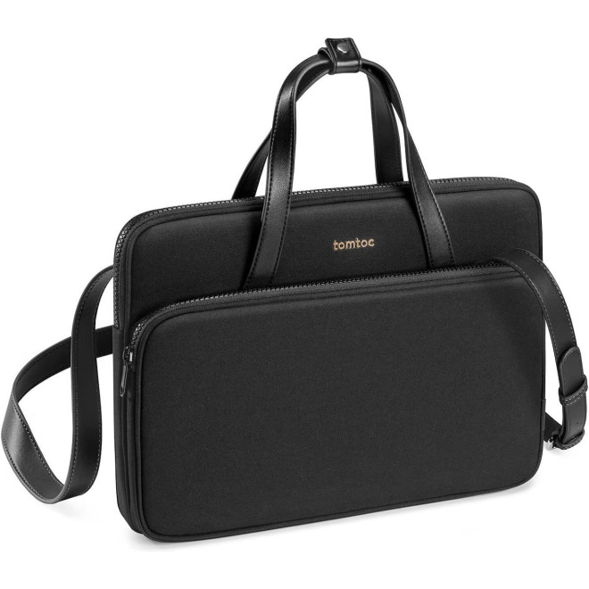 Tomtoc The Her H22 Lady Premium Shoulder Bag - Θήκη / Τσάντα Μεταφοράς για Laptοp έως 14" - Black