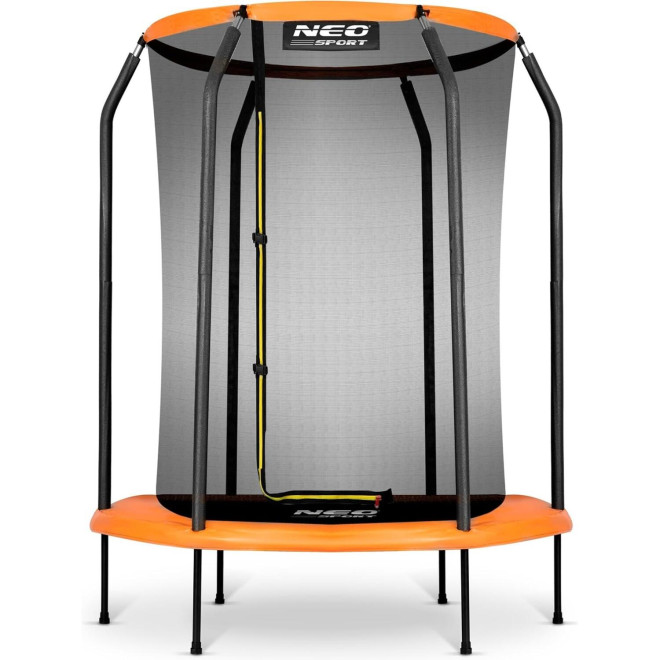 Tραμπολίνο Neo-Sport NS-05W240F Παιδικό Κήπου με Δίχτυ Προστασίας Διάμετρος 152 cm 5 ft Black / Orange