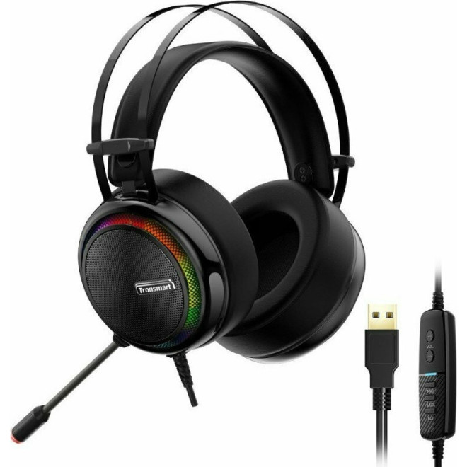 Tronsmart Glary Gaming Headset - Ακουστικά Κεφαλής - Black