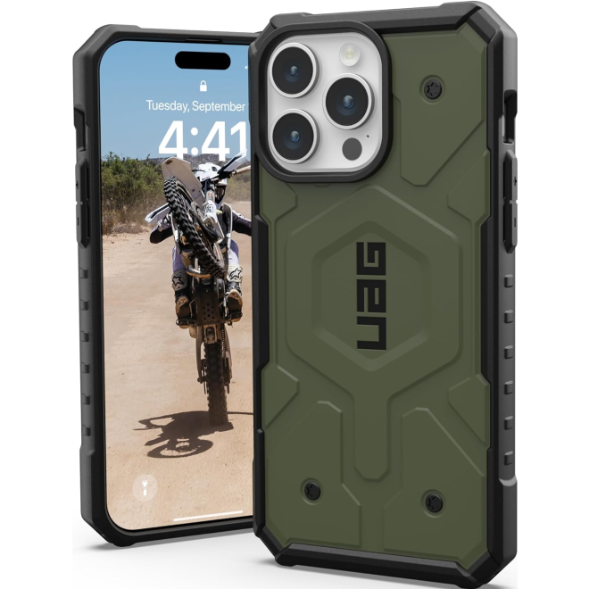 UAG Pathfinder - Ανθεκτική Θήκη MagSafe Apple iPhone 15 Pro Max - Olive Drab