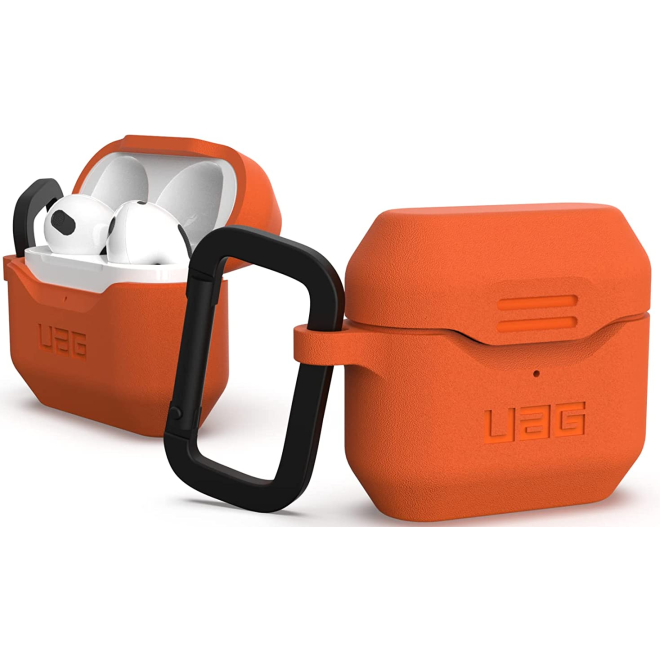 UAG Standard Issue_001 - Ανθεκτική Θήκη Σιλικόνης για Apple AirPods 3rd Gen - Orange