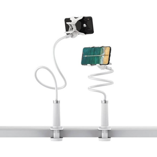 Ugreen Gooseneck Universal 360° - Ρυθμιζόμενη Βάση με Βραχίονα για Smartphone / Tablets 4"- 7.2" - White
