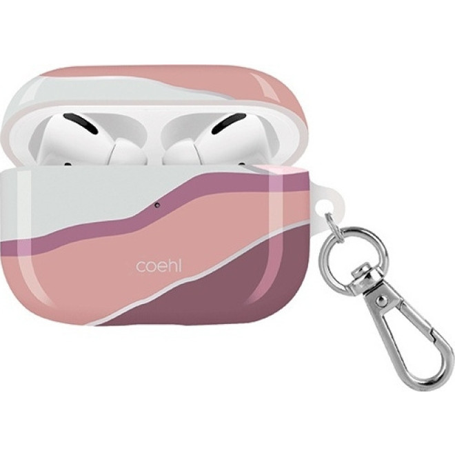 Uniq Coehl Ciel Θήκη Slim Hybrid Apple Airpods Pro 1st Gen - Sunset Pink 