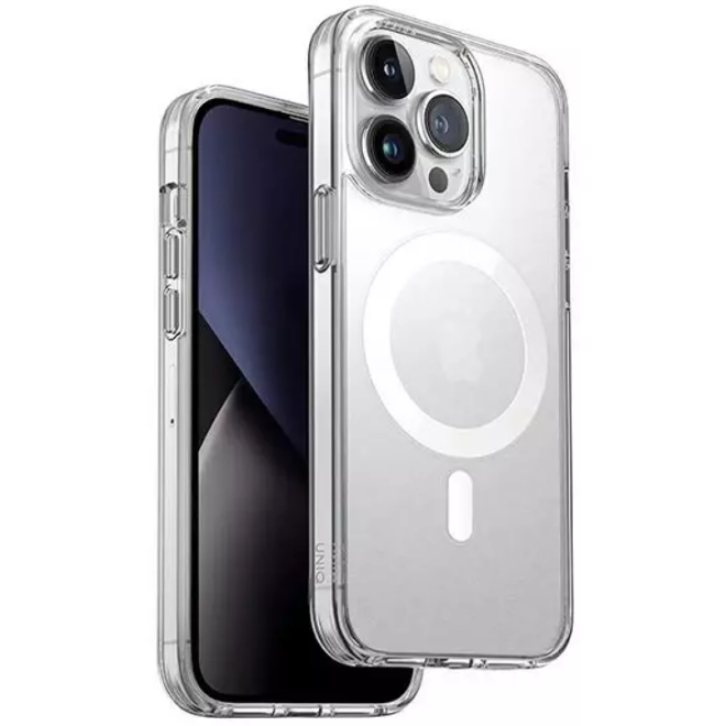 Uniq LifePro Xtreme MagClick - Ανθεκτική Διάφανη Σκληρή Θήκη MagSafe - Apple iPhone 14 Pro Max - Frost Clear