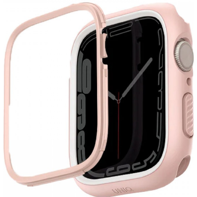 Uniq Moduo Case - Θήκη Apple Watch SE/9/8/7/6/5/4 (45/44mm) - Pink / White