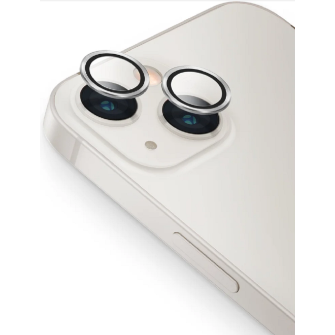 Uniq Optix Lens Protector - Αντιχαρακτικό Γυαλί Προστασίας για Φακό Κάμερας - Apple iPhone 13 / 13 mini - Silver