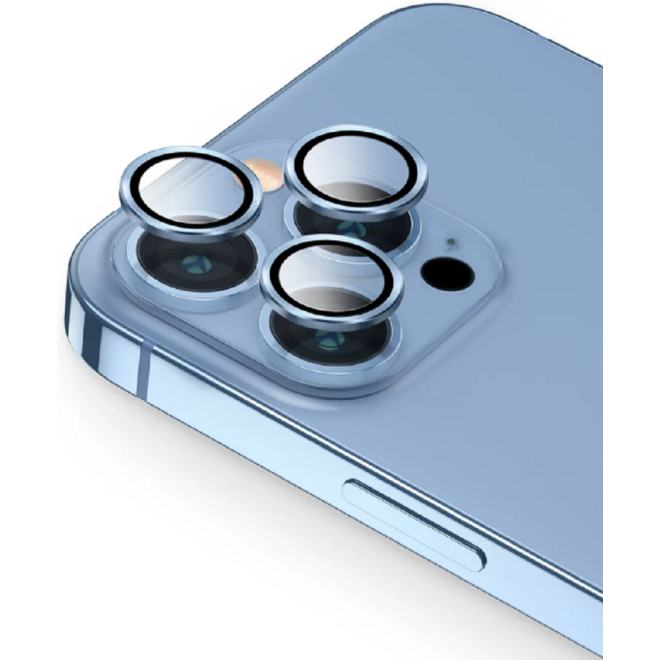 Uniq Optix Lens Protector - Αντιχαρακτικό Γυαλί Προστασίας για Φακό Κάμερας - Apple iPhone 13 Pro / 13 Pro Max - Arctic Blu