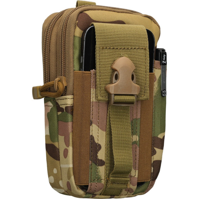 Universal Θήκη KW Outdoor Pouch with Belt Clip Ζώνης για Αξεσουάρ & Κινητά έως 6.8" Camouflage