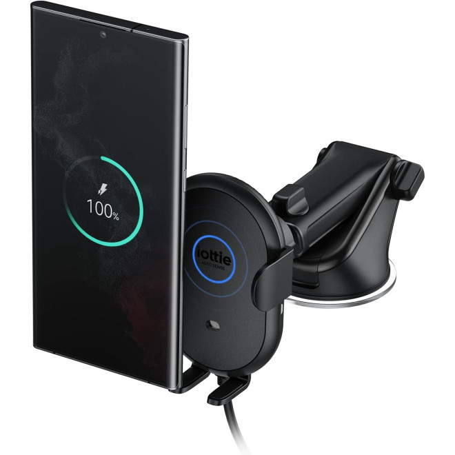 Βάση Κινητών Αυτοκινήτου iOttie Auto Sense 2 για Ταμπλό / Παρμπρίζ με Βεντούζα & Ασύρματη Φόρτιση Qi 7.5W Black