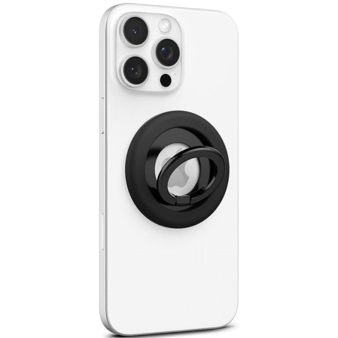 Βάση Στήριξης Spigen Nano Pop Phone Holder MagFit Μαγνητικό MagSafe Δαχτυλίδι / Ring Holder Black Sesame