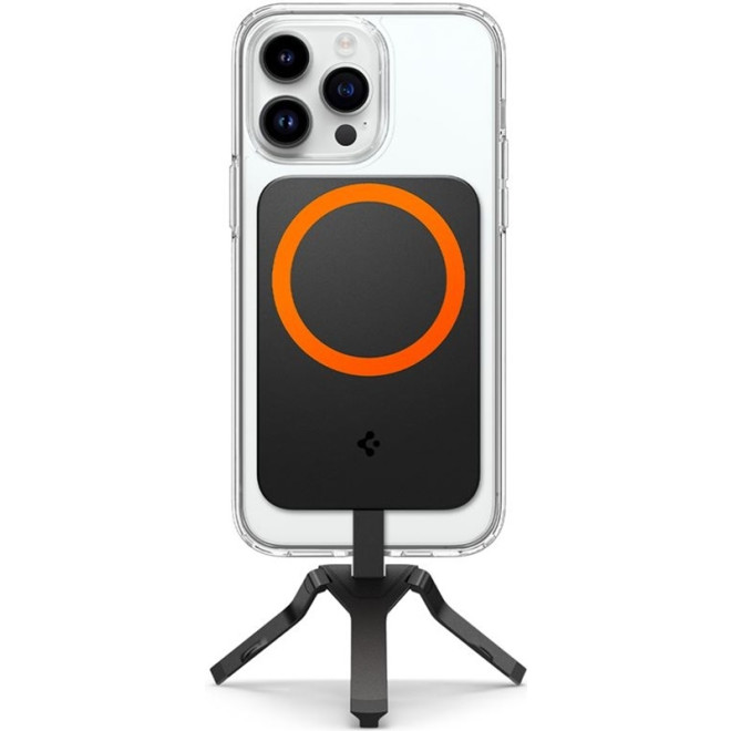 Βάση Στήριξης Spigen S319 MagFit Plus Magnetic Tripod Phone Stand MagSafe Μαγνητικό Τρίποδο MagSafe Black