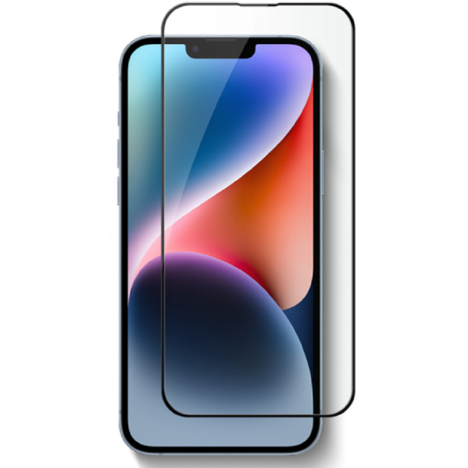 Vivid Full Face Tempered Glass - Αντιχαρακτικό Γυαλί Οθόνης Apple iPhone 14 Plus / 13 Pro Max - Black