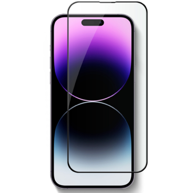 Vivid Full Face Tempered Glass - Αντιχαρακτικό Γυαλί Οθόνης Apple iPhone 14 Pro - Black