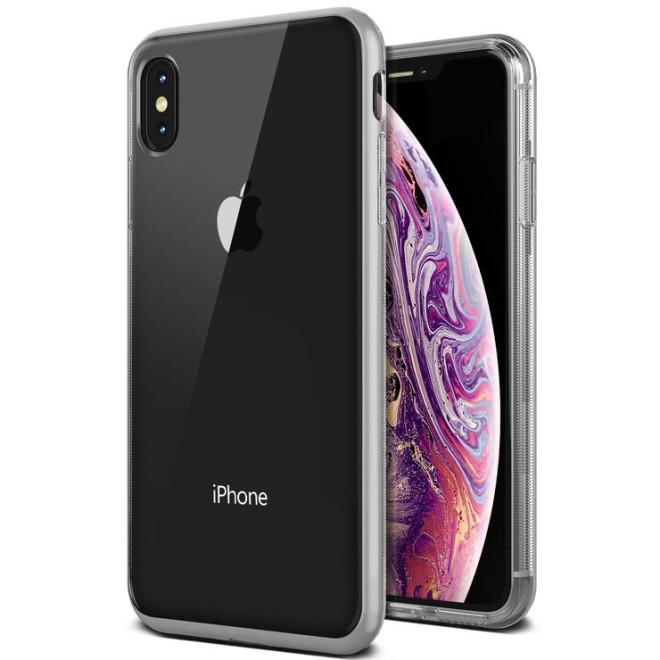 VRS Design Θήκη Crystal Bumper iPhone XS Max - Street Silver