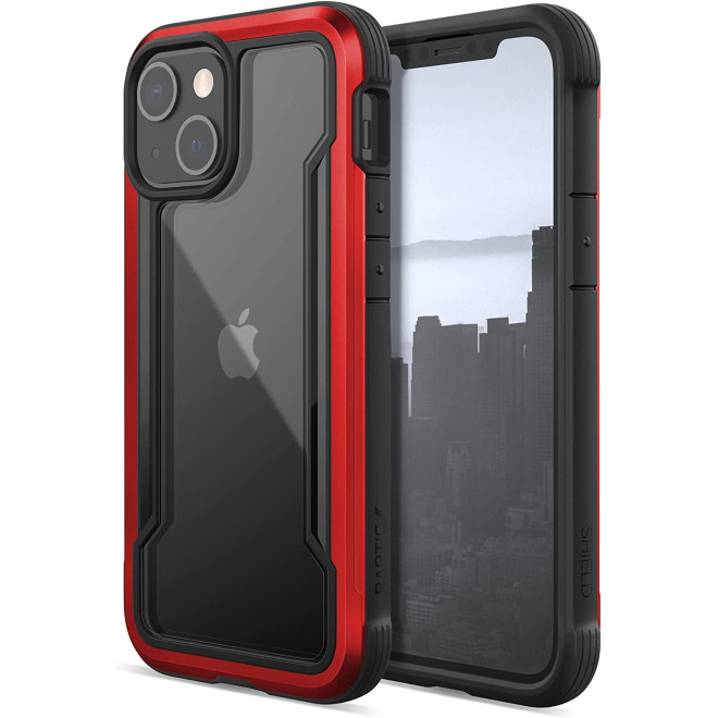 X-Doria Raptic Shield Pro Ανθεκτική Αντιμικροβιακή Θήκη Apple iPhone 13 mini - Red