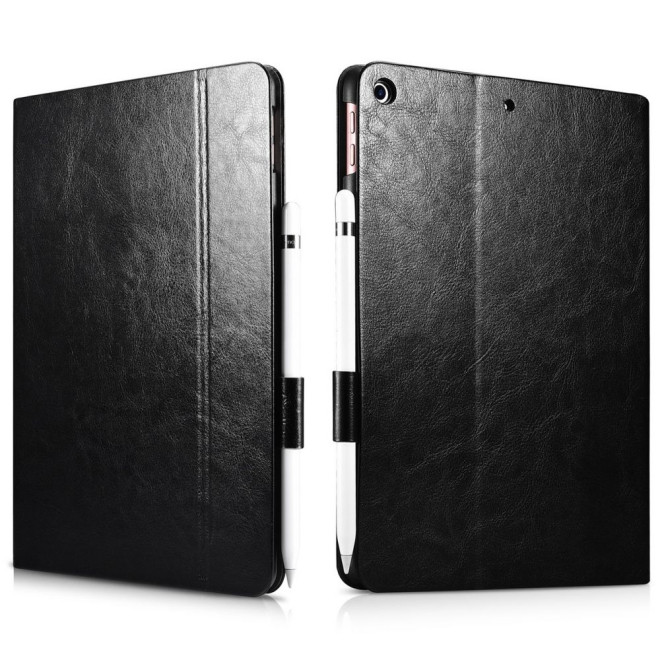 Xoomz Δερμάτινη Θήκη Smartcase iPad 9.7'' 2017/2018 - Black