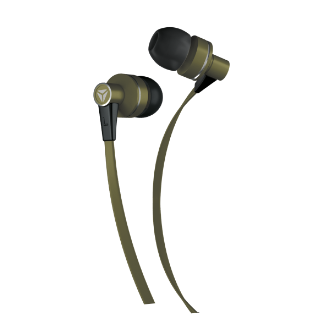 Yenkee Μεταλλικά Handsfree Ακουστικά - Khaki