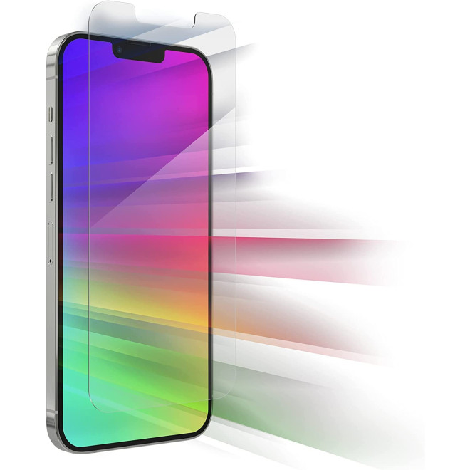 Zagg Invisible Shield Elite VisionGuard Tempered Glass - Αντιχαρακτικό Αντιμικροβιακό Γυαλί Οθόνης Apple iPhone 13 Pro Max με Φίλτρο Blue Light - Clear