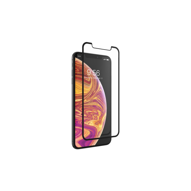 Zagg Invisible Shield glass & Curved Full Face iPhone XS Max - Black Finish