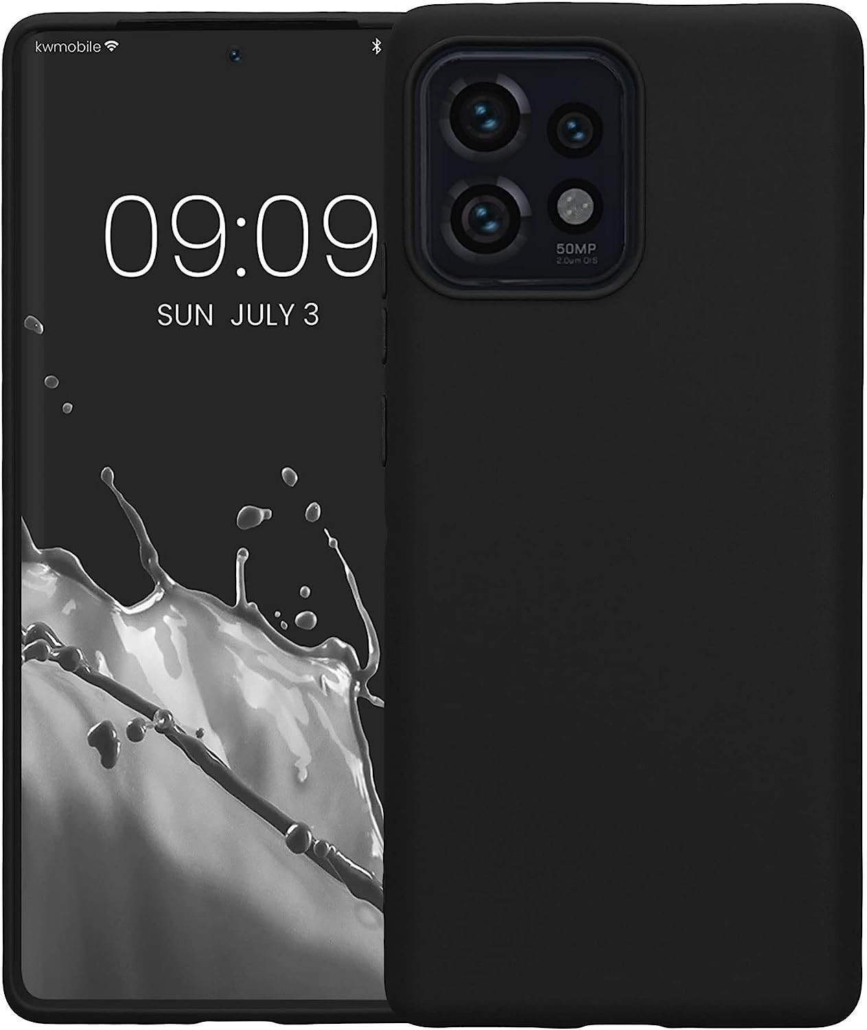 KWmobile Θήκη Σιλικόνης Motorola Edge 40 Pro/Edge Plus 2023 Black