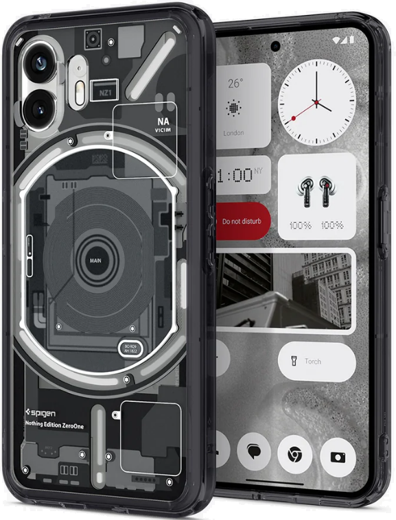 Spigen Ultra Hybrid Θήκη Nothing Phone 2 - Zero One - UniqueShop