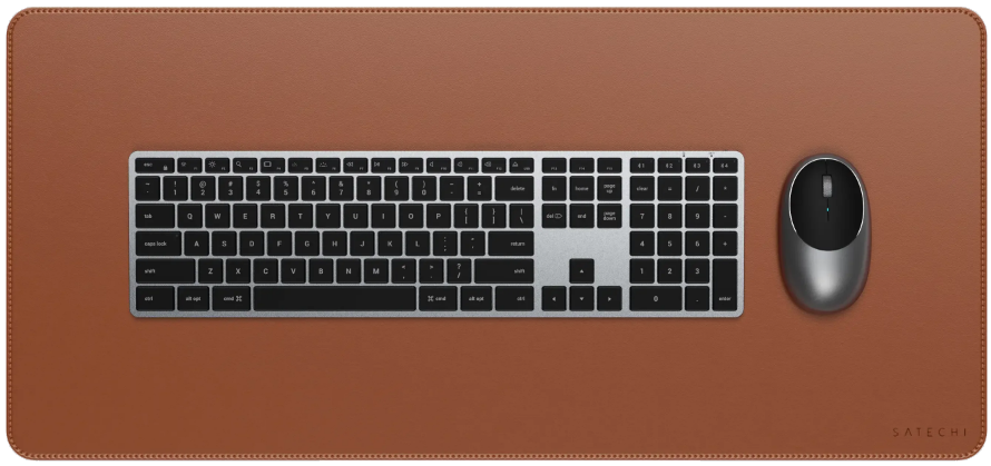 Desk Mat Satechi Vegan-Leather από Premium Vegan Δέρμα Brown