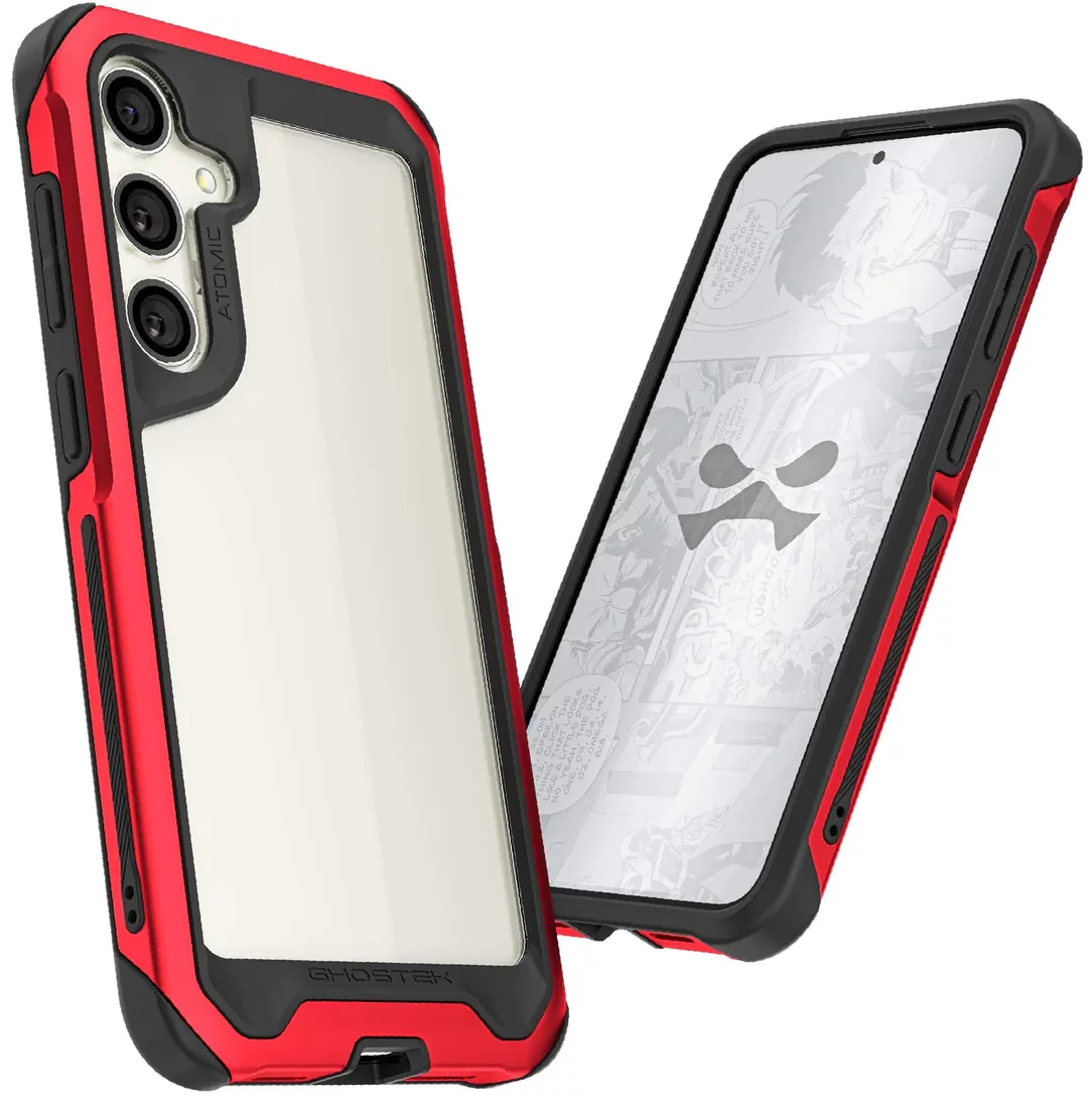 Διάφανη Ανθεκτική Θήκη - Samsung Galaxy S24 - Ghostek Atomic Slim 4 - Red