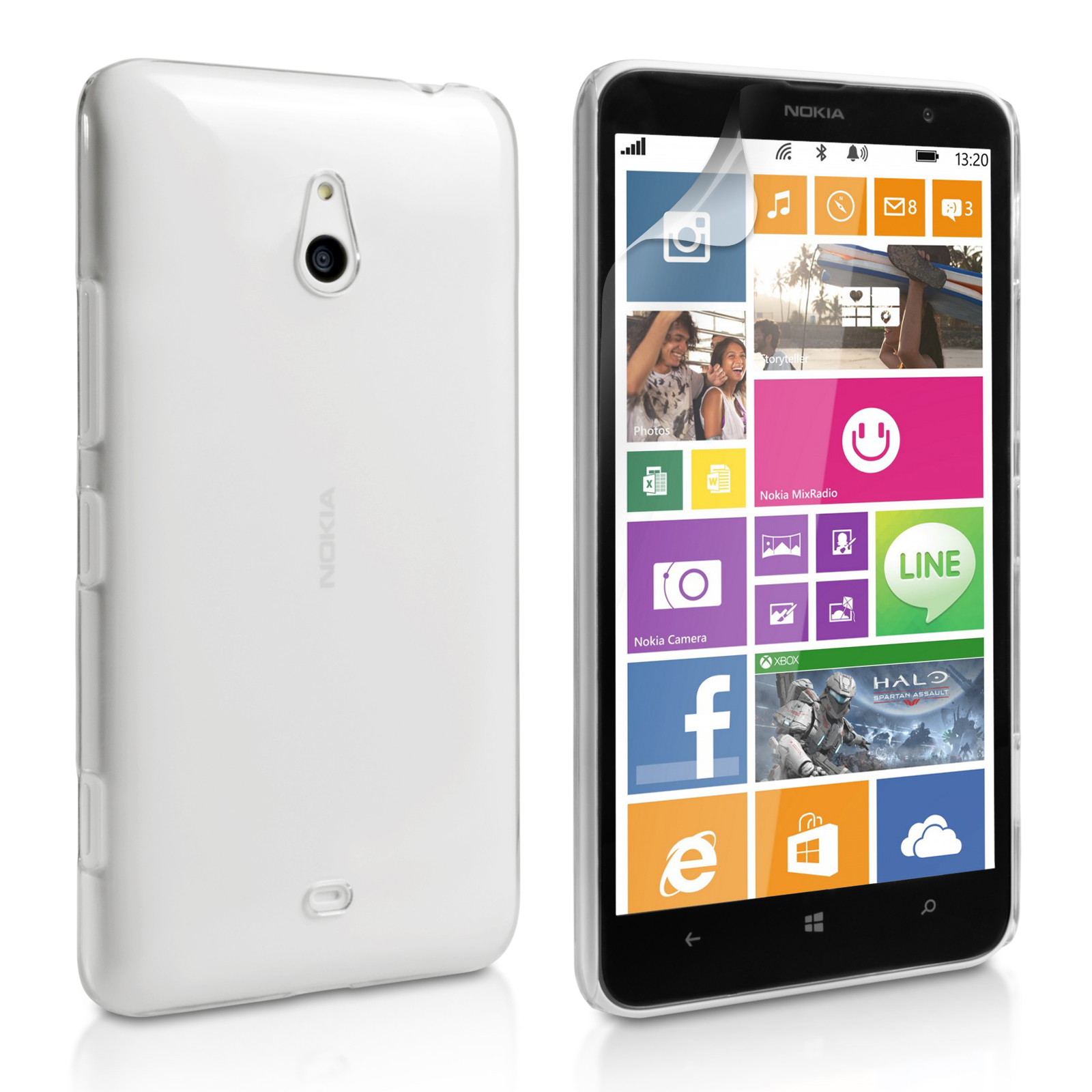 Διάφανη Πλαστική Θήκη Nokia Lumia 1320