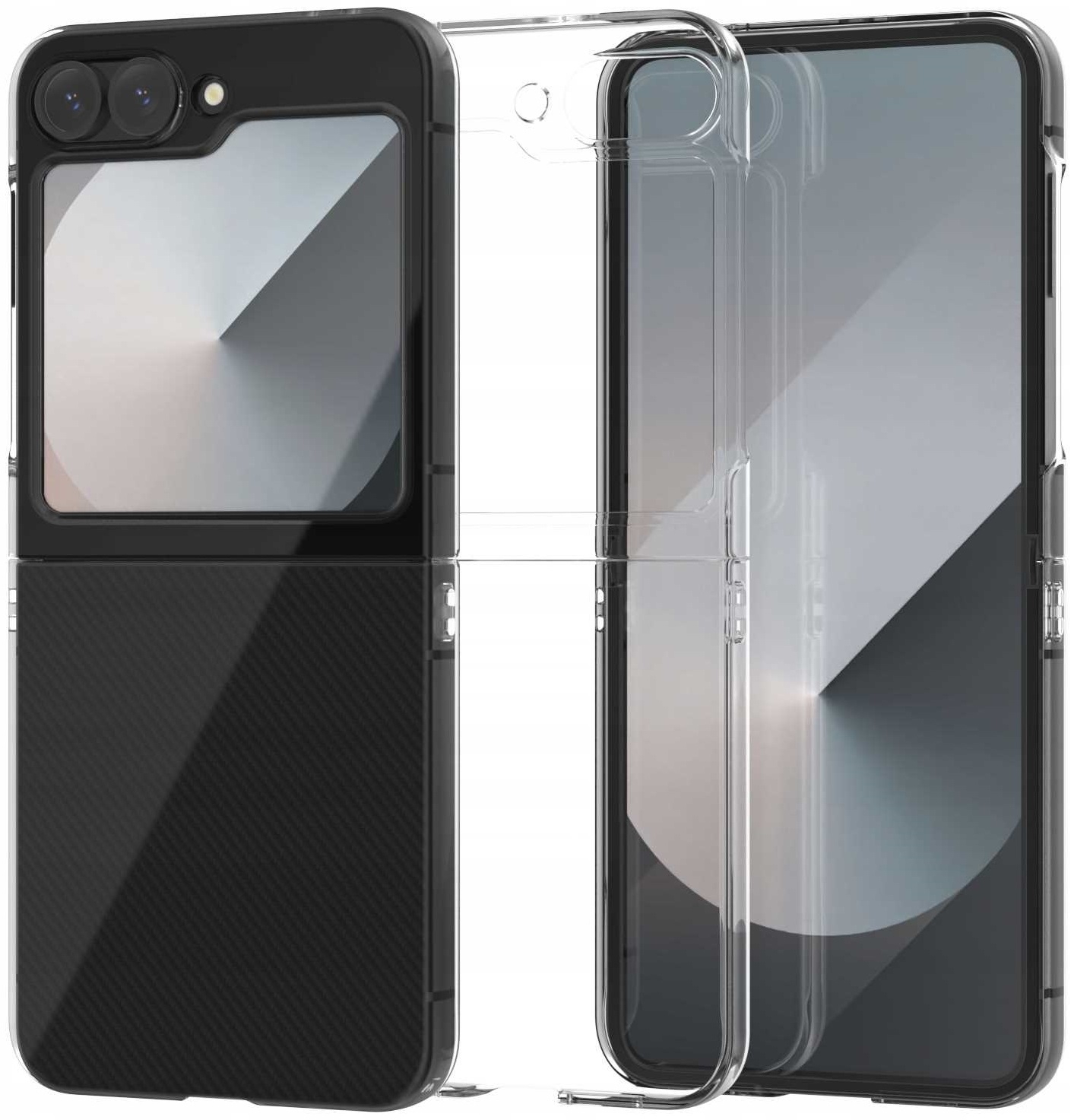 Διάφανη Σκληρή Θήκη - Samsung Galaxy Z Flip6 - Spacecase Crystal Case - 2mm - Clear