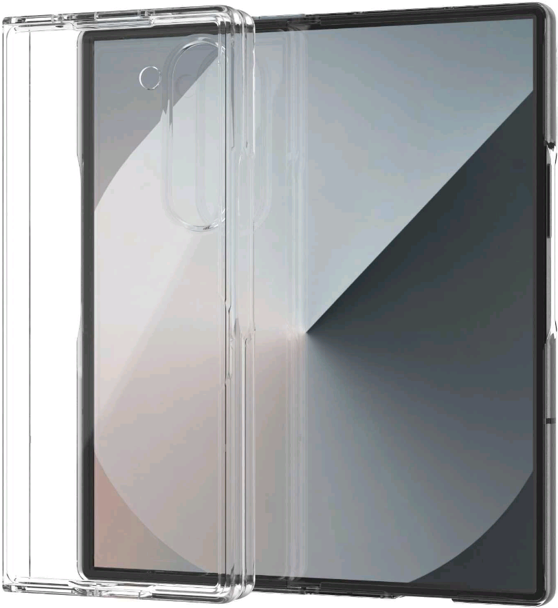 Διάφανη Σκληρή Θήκη - Samsung Galaxy Z Fold6 - Spacecase Crystal Case - 2mm - Clear
