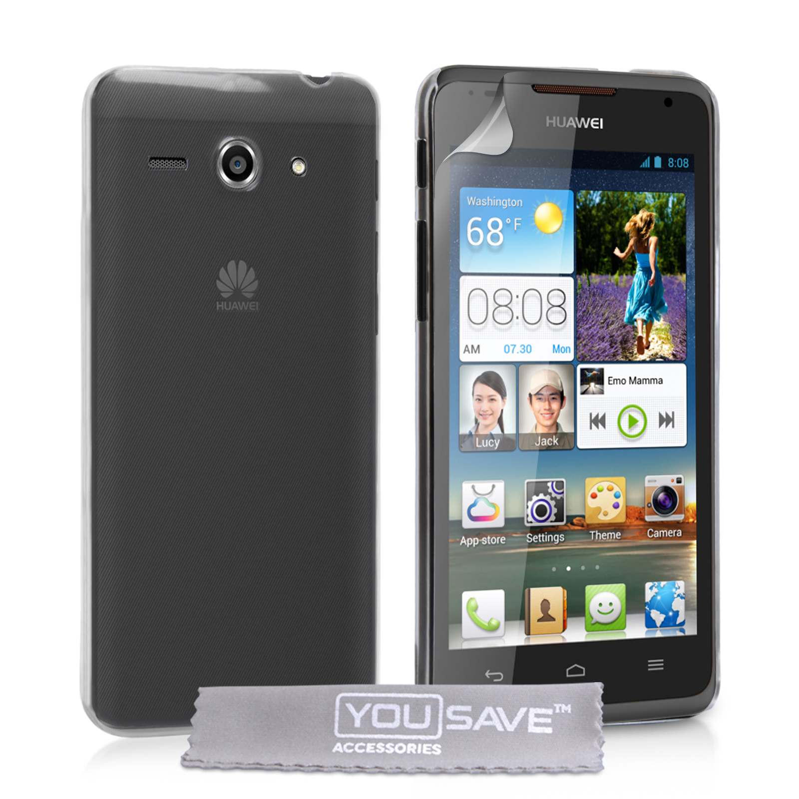 Διάφανη Θήκη Huawei Ascend Y530