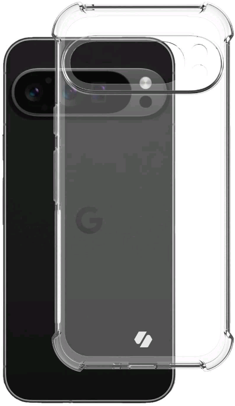 Διάφανη Θήκη Σιλικόνης - Google Pixel 9 Pro XL - Spacecase Anti-Shock - 1mm - Clear